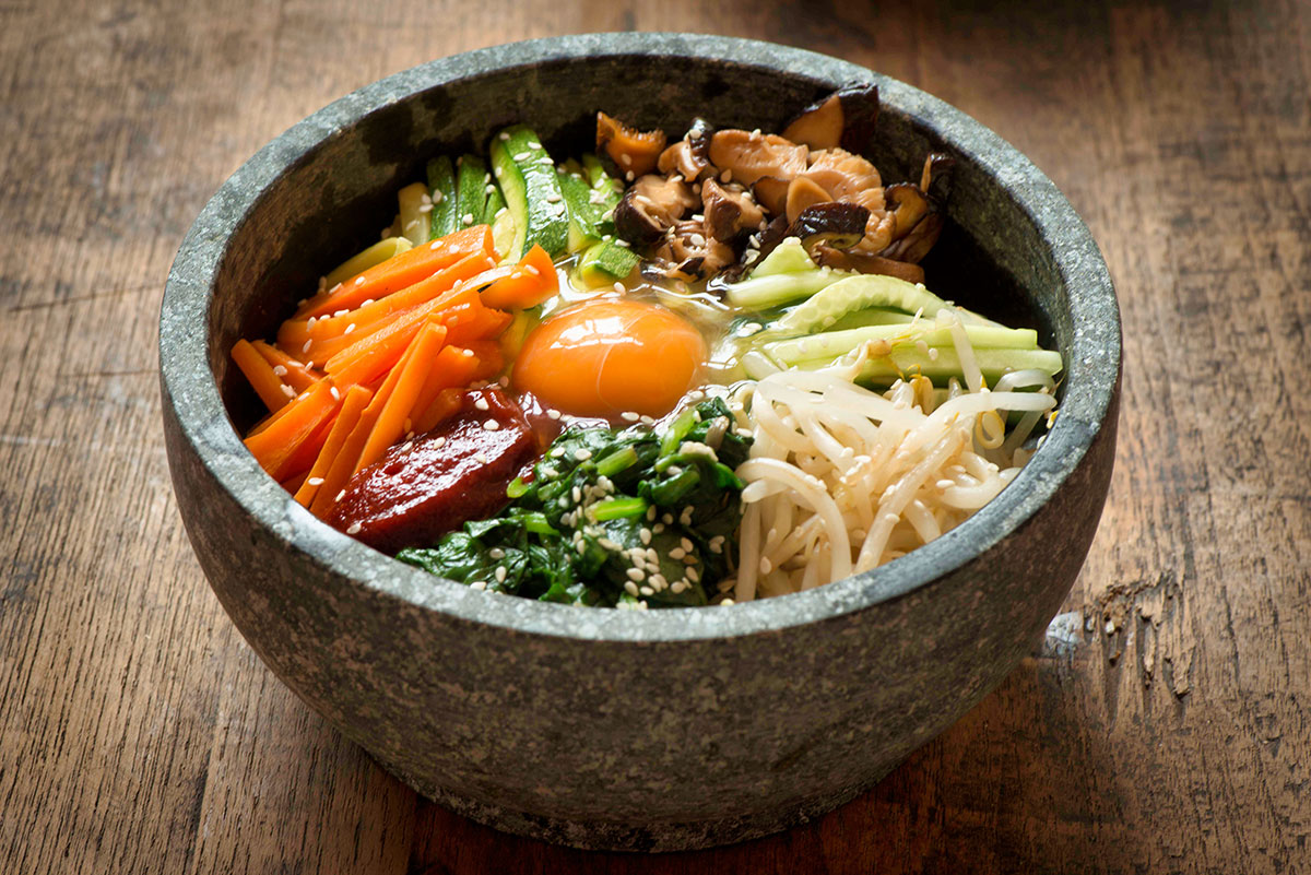 North Korea Focus: North Korea Cuisine & Food. Bibimbap.