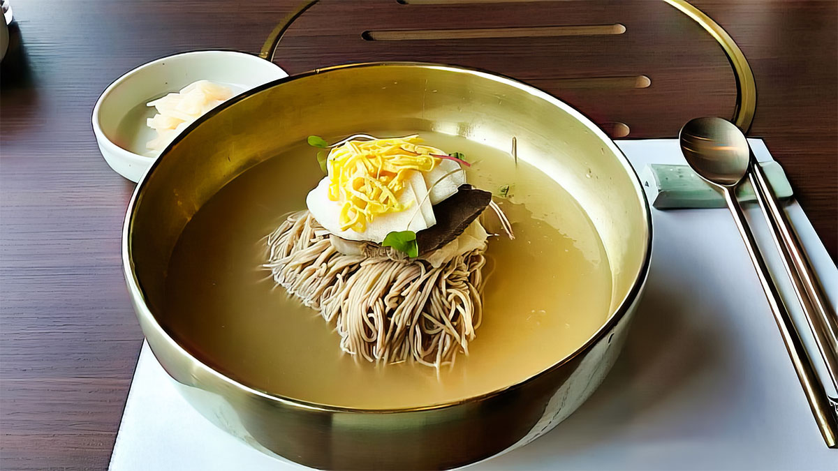 North Korea Focus: North Korea Cuisine & Food. Naengmyeon.