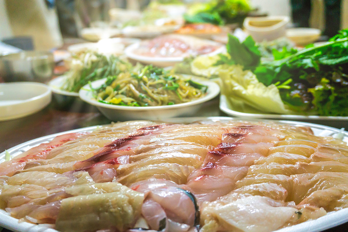 North Korea Focus: North Korea Cuisine & Food. Seafood.