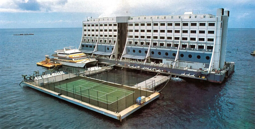 Floating Hotel Haegumgang in North Korea. Traveling.