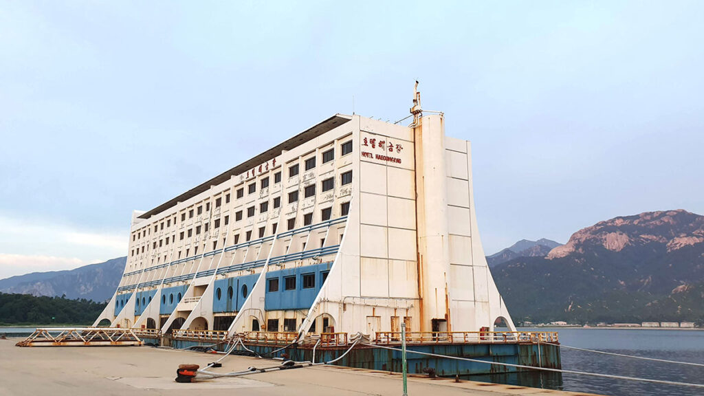 Floating Hotel Haegumgang in North Korea. Traveling.